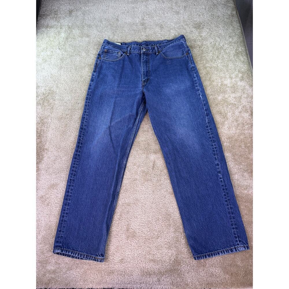 Levis 550 Blue Jeans Mens Size 38 X 30 Tapered Leg Western Casual C514